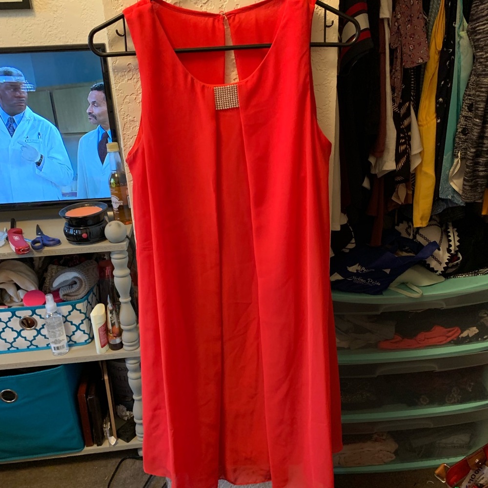 Red dress